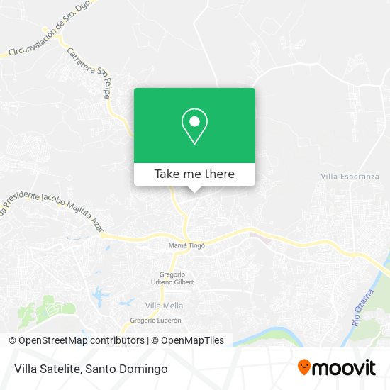 Villa Satelite map
