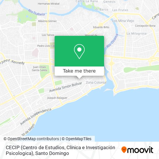 CECIP (Centro de Estudios, Clínica e Investigación Psicologica) map