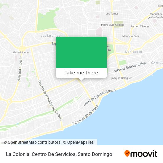 La Colonial Centro De Servicios map