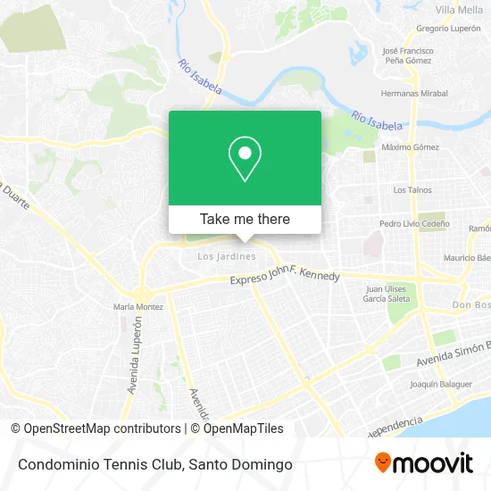 Mapa de Condominio Tennis Club