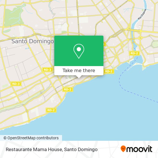 Restaurante Mama House map
