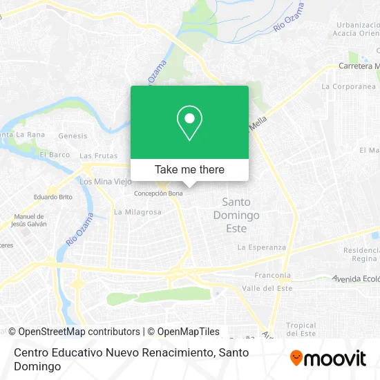 Mapa de Centro Educativo Nuevo Renacimiento