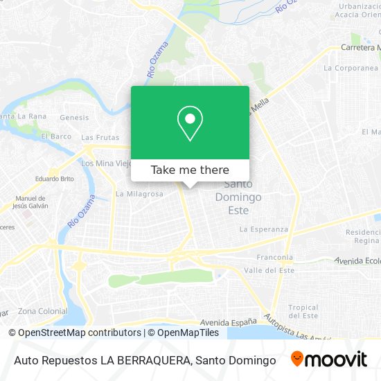 Auto Repuestos LA BERRAQUERA map