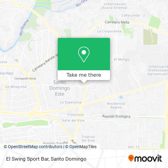 El Swing Sport Bar map