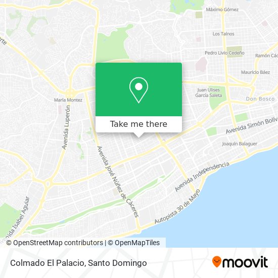 Colmado El Palacio map