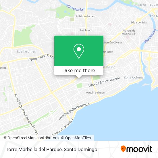 Torre Marbella del Parque map
