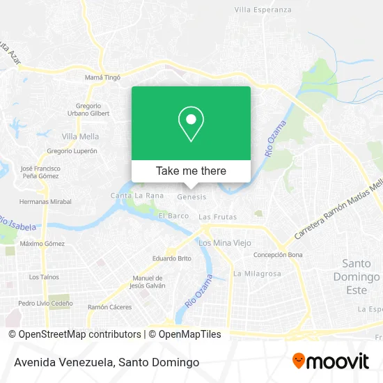 Mapa de Avenida Venezuela