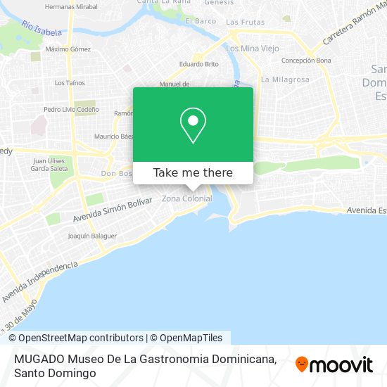 MUGADO Museo De La Gastronomia Dominicana map