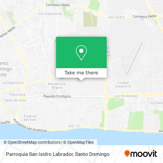 Mapa de Parroquia San Isidro Labrador