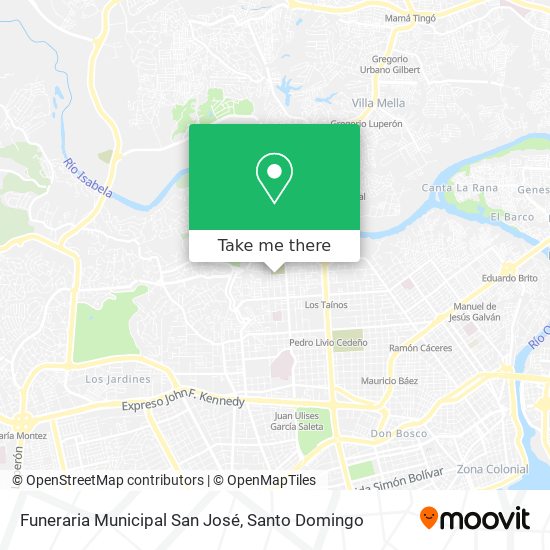 Funeraria Municipal San José map