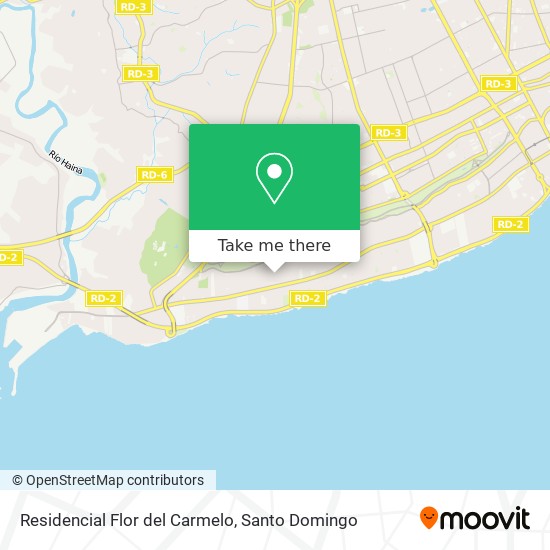 Residencial Flor del Carmelo map