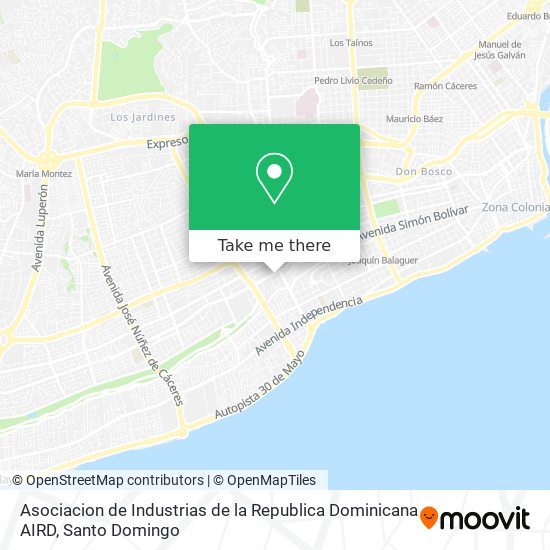 Asociacion de Industrias de la Republica Dominicana AIRD map