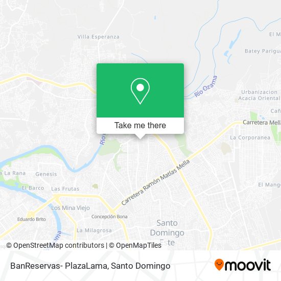 BanReservas- PlazaLama map