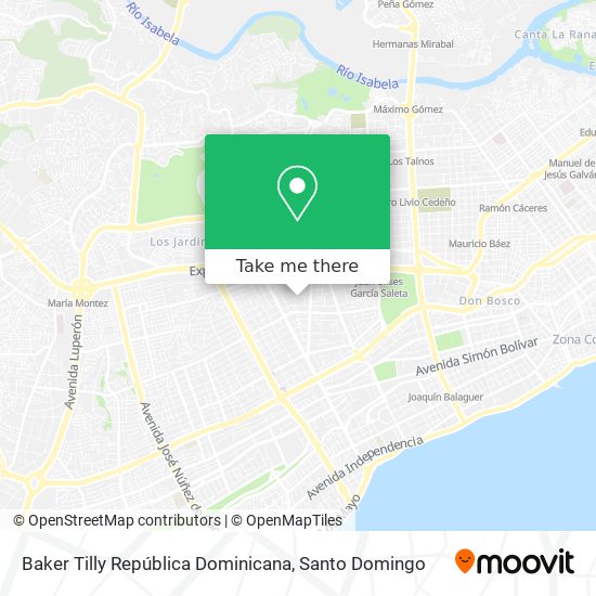 Baker Tilly República Dominicana map