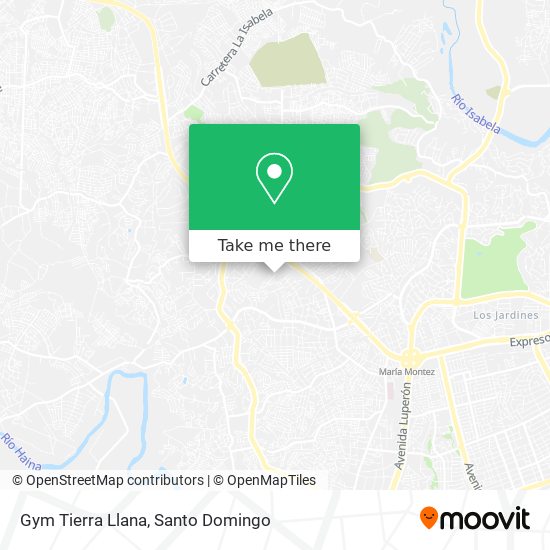 Mapa de Gym Tierra Llana