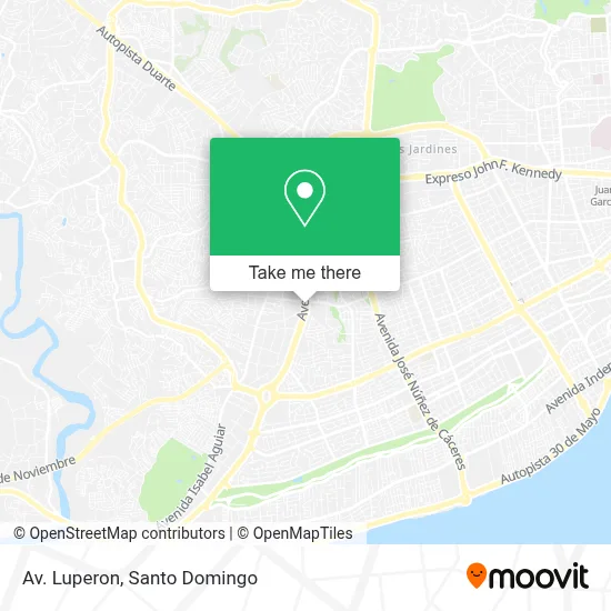 Av. Luperon map
