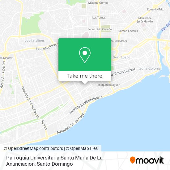 Parroquia Universitaria Santa Maria De La Anunciacion map