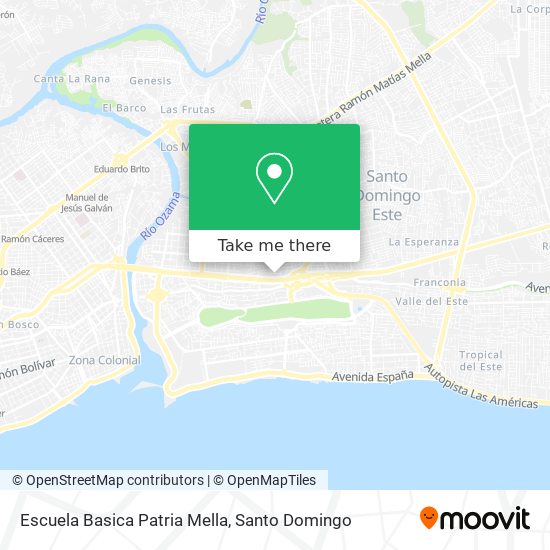 Escuela Basica Patria Mella map