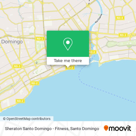 Sheraton Santo Domingo - Fitness map