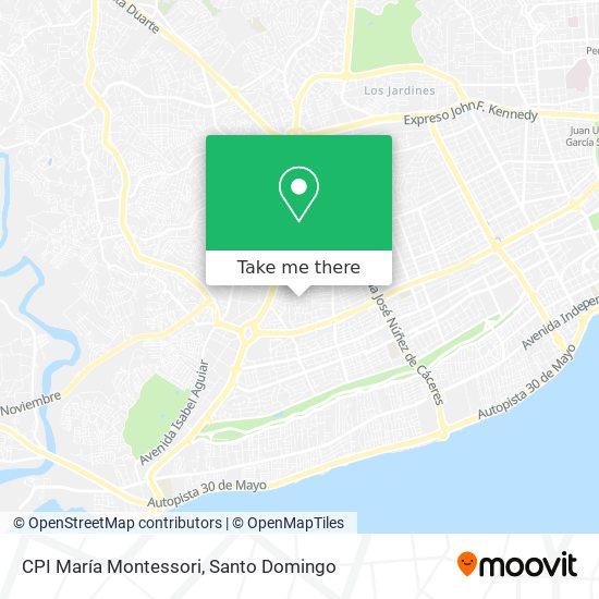 CPI María Montessori map