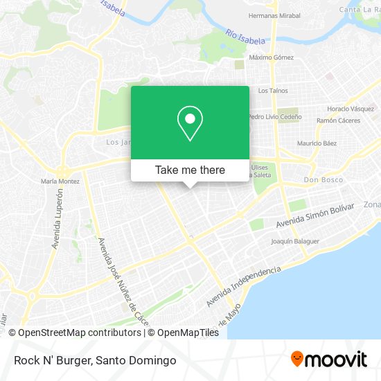 Rock N' Burger map