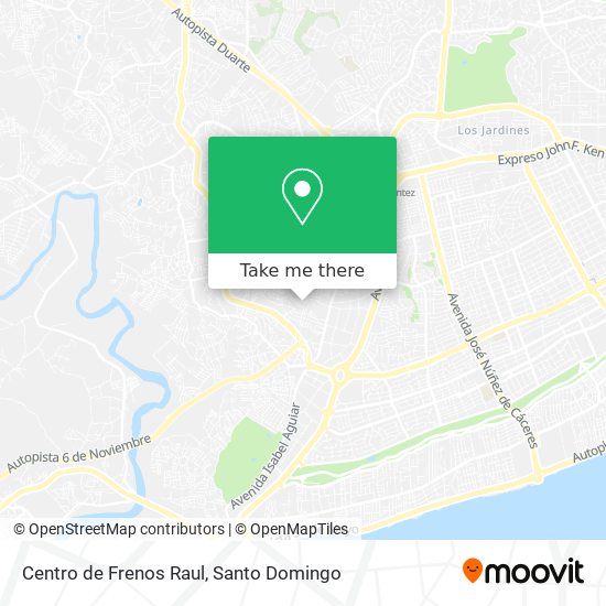 Centro de Frenos Raul map