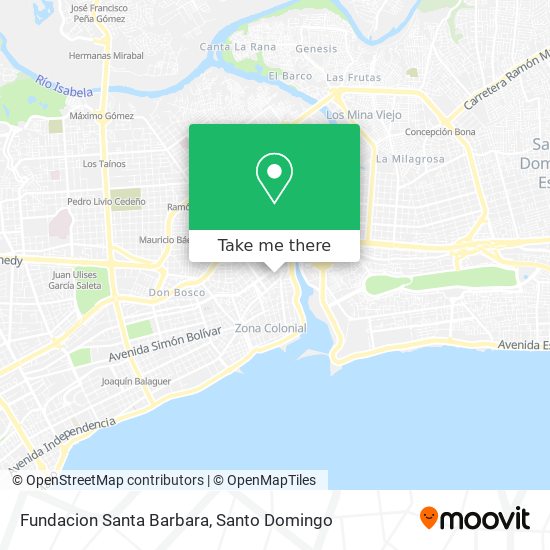 Fundacion Santa Barbara map