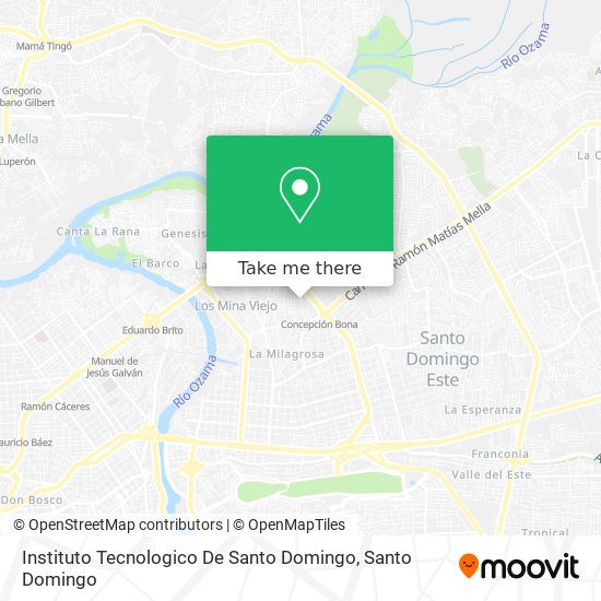Instituto Tecnologico De Santo Domingo map