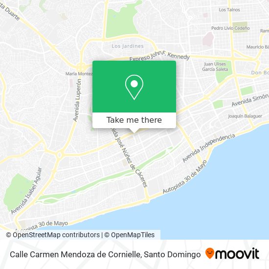 Calle Carmen Mendoza de Cornielle map