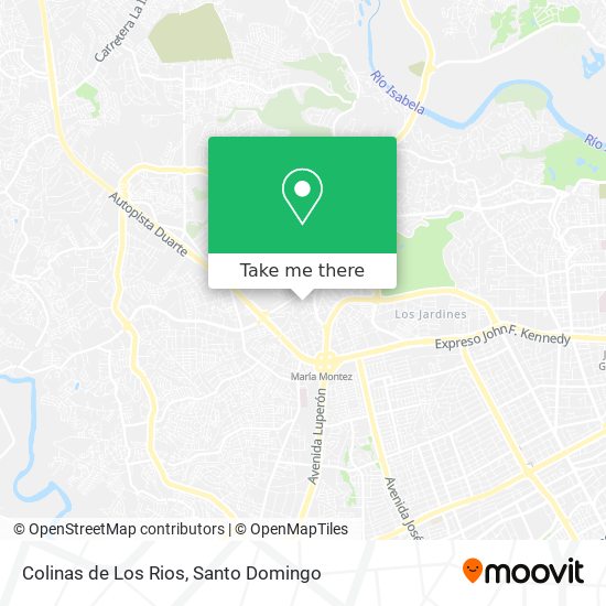 Colinas de Los Rios map