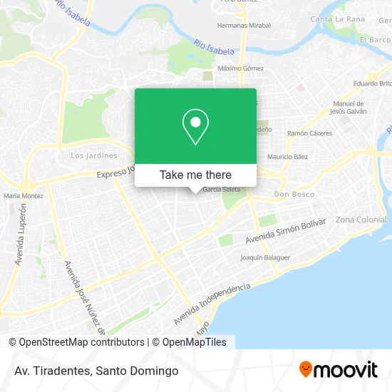 Mapa de Av. Tiradentes