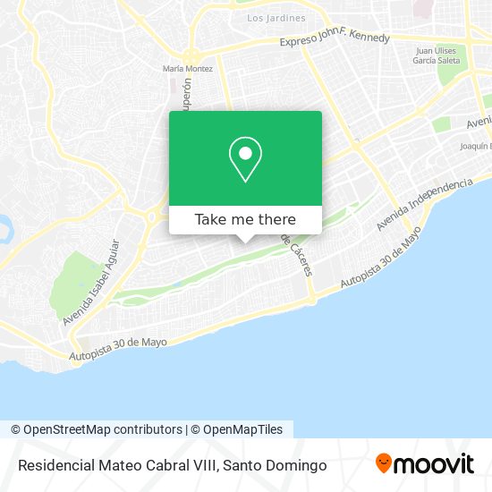 Mapa de Residencial Mateo Cabral VIII