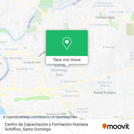 Centro de Capacitacion y Formacion Humana Schiffino map