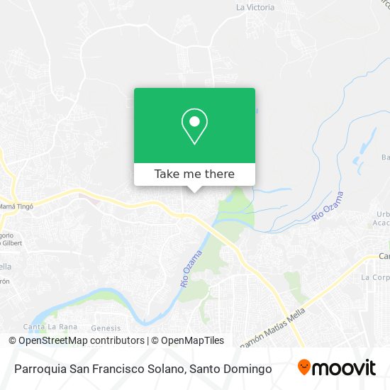Parroquia San Francisco Solano map