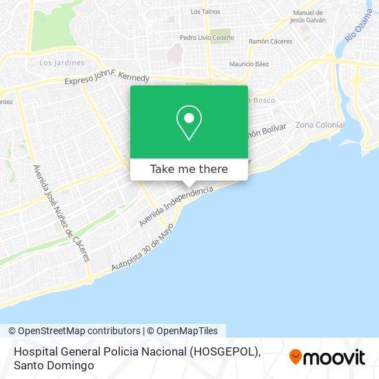 Hospital General Policia Nacional (HOSGEPOL) map