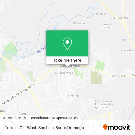 Terraza Car Wash San Luis map