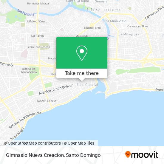 Gimnasio Nueva Creacion map