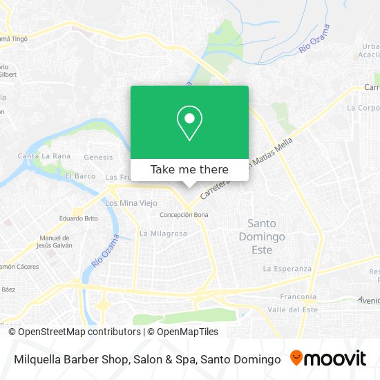 Milquella Barber Shop, Salon & Spa map