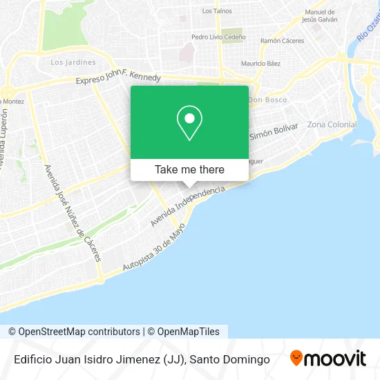 Mapa de Edificio Juan Isidro Jimenez (JJ)