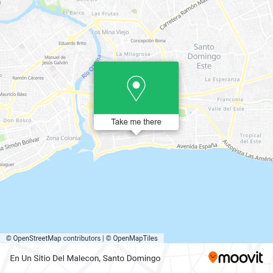 En Un Sitio Del Malecon map