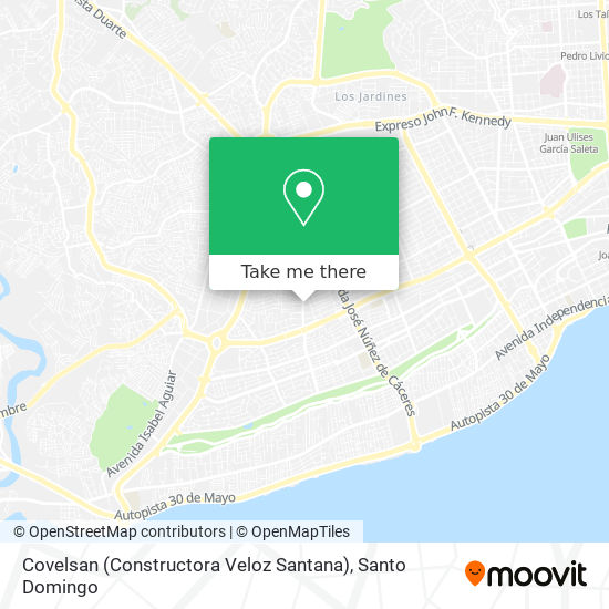 Covelsan (Constructora Veloz Santana) map
