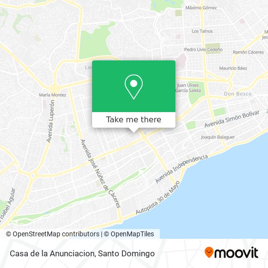 Casa de la Anunciacion map