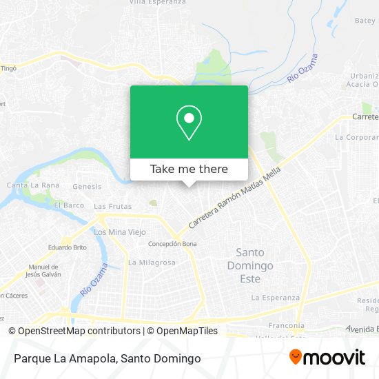 Parque La Amapola map