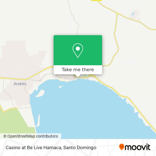 Casino at Be Live Hamaca map