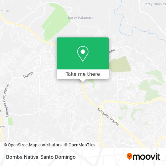 Bomba Nativa map