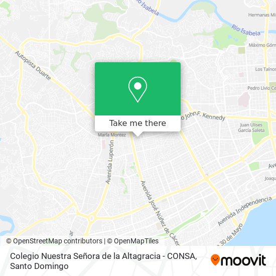 Colegio Nuestra Señora de la Altagracia - CONSA map