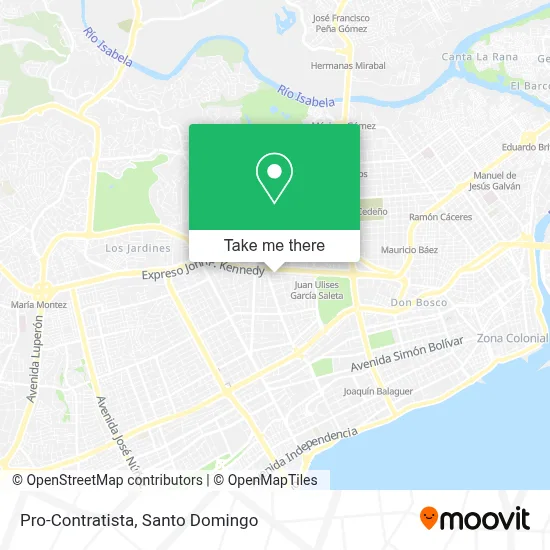 Pro-Contratista map