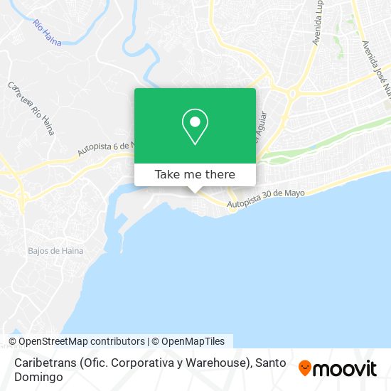 Caribetrans (Ofic. Corporativa y Warehouse) map
