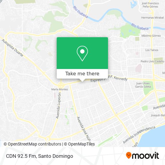 CDN 92.5 Fm map