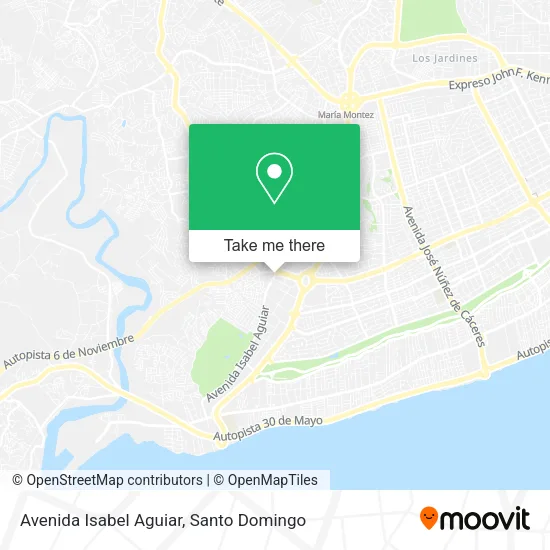 Mapa de Avenida Isabel Aguiar